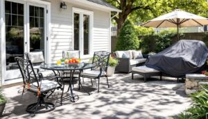 How To Keep Patio Furniture From Blowing Away: 6 Effective Solutions For Every Season